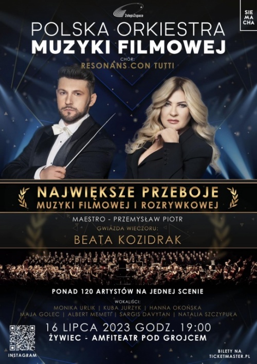 Koncert muzyki filmowej, to w Żywcu już tradycja. Ponad 120 artystów na jednej scenie!