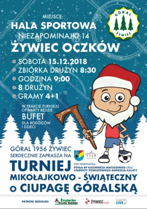 Mikołajkowo-Świąteczny Turniej Trampkarzy!