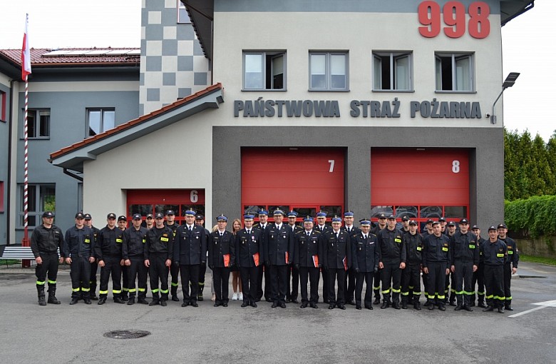 Awanse na wyższe stanowiska w Straży Pożarnej w Żywcu